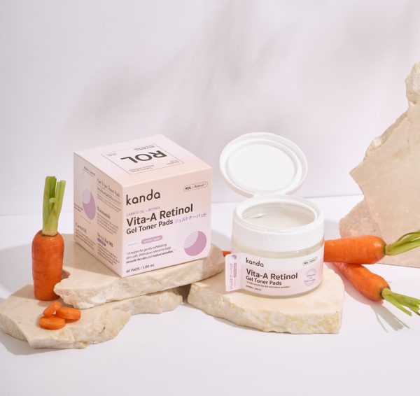 [ ใหม่🧡 ] KANDA Vita-a Retinol Gel Toner Pads