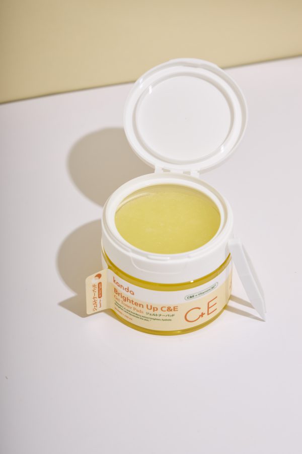[ใหม่!🍋] KANDA Brighten Up C&E Gel Toner Pads - Image 4